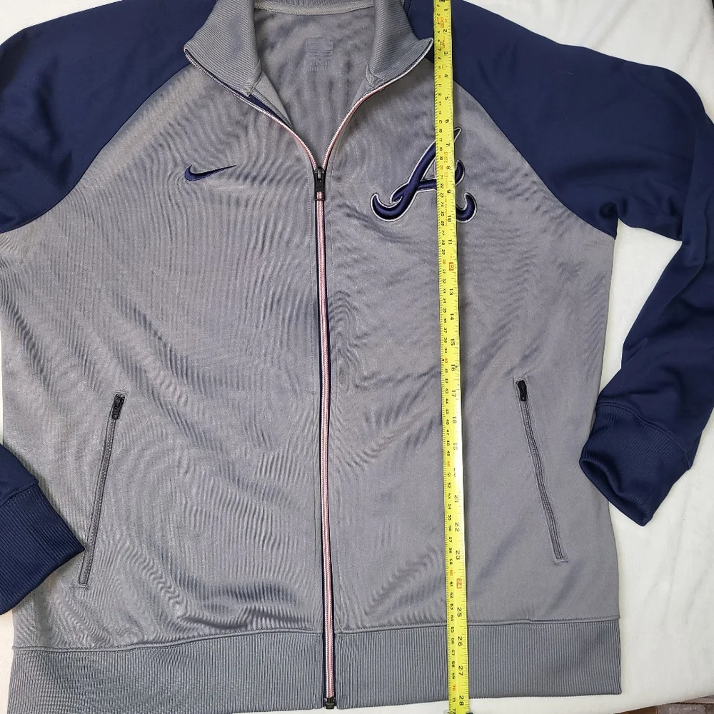 Nike X Atlanta Braves Track Jacket Men's‎ Size Large